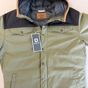 NWT Fjallraven GREENLAND NO. 1 DOWN JACKET Medium -  Green-Dark Grey